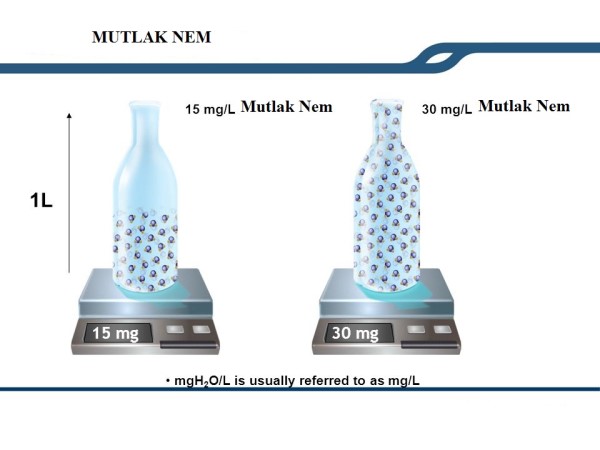 Mutlak nem(Var olan nem)