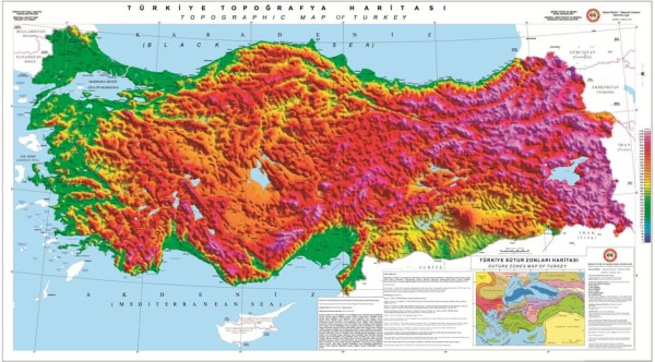 Topoğrafya haritaları